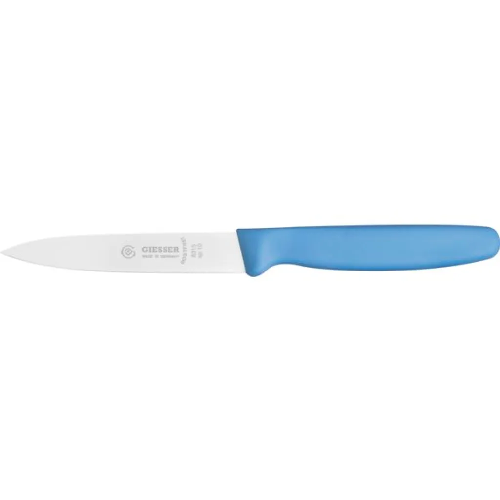 GIESSER Gemüsemesser glatt, 100 mm, azurblau